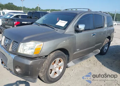 2007 Nissan Armada Se из США, поврежденный, VIN 5N1BA08A47N712913